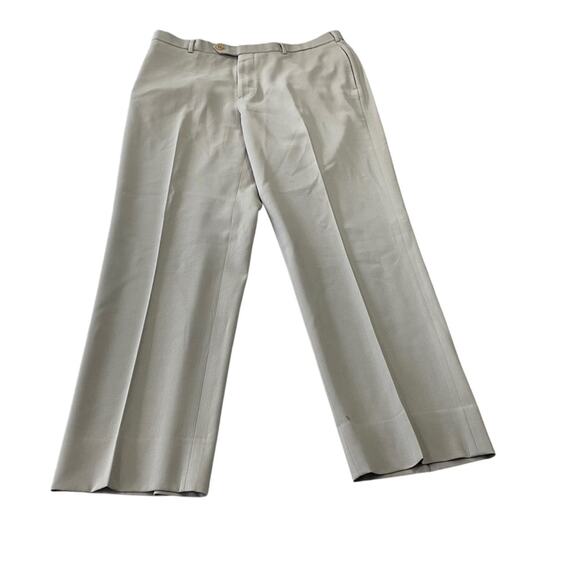 BROOKS BROTHERS Classic Beige MADISON wool dress pants Size 38 x 32 - Picture 1 of 8